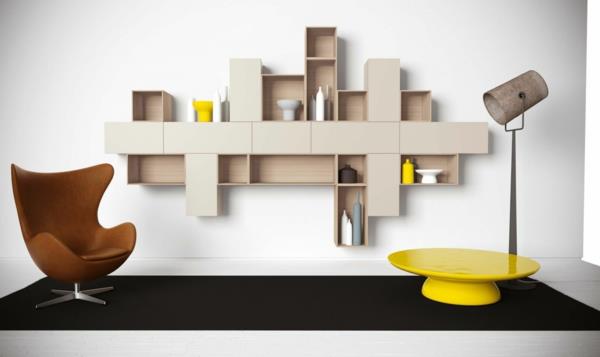 lampadaire design moderne abat-jour frais