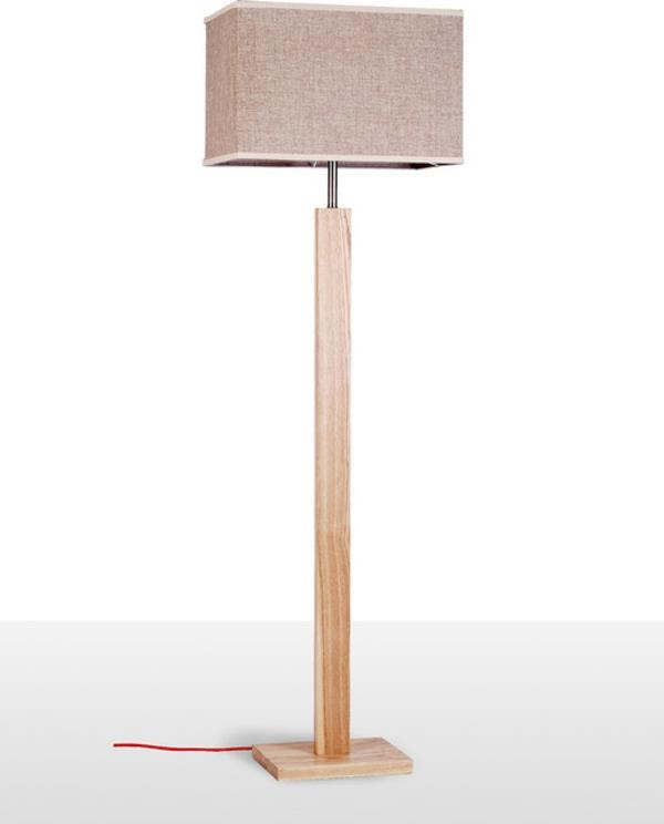lampadaire designs élégant abat-jour beige