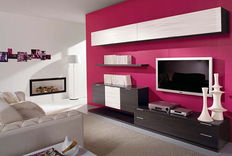Jak vybrat zeď do obývacího pokoje v moderním stylu