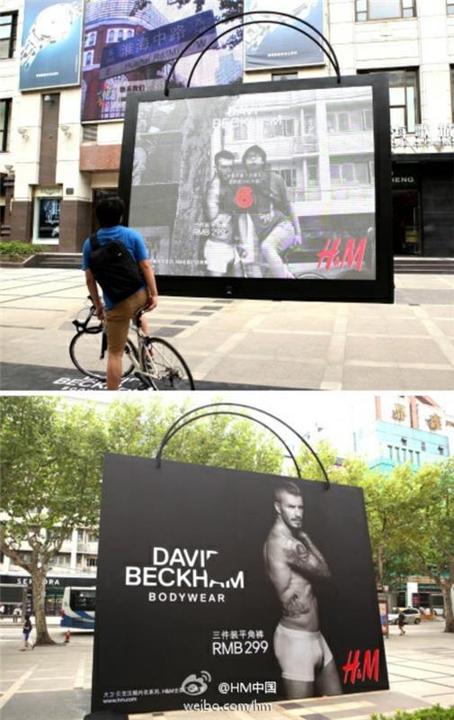 ikona stylu David Backham fryzura tatuaże kampania reklamowa h & m
