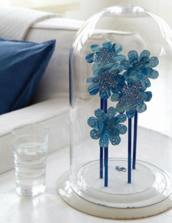 fleurs élégantes en plastique idée décoration pâques pâques