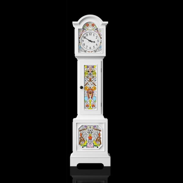 meubles élégants moooi horloge grand-père colorée de couleur forte