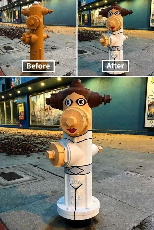 système de ligne d'art de rue
