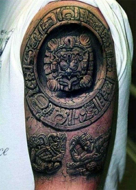 motifs de tatouage tatouages ​​​​cool 3d haut du bras