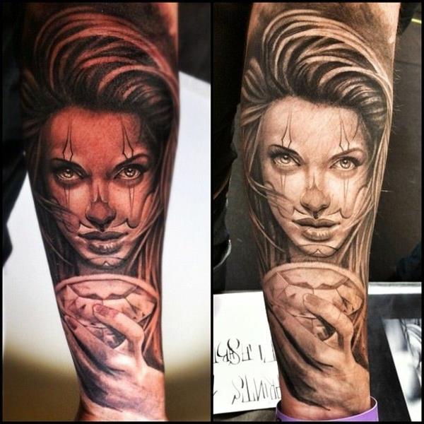 tatouage motifs femme avant-bras tendance