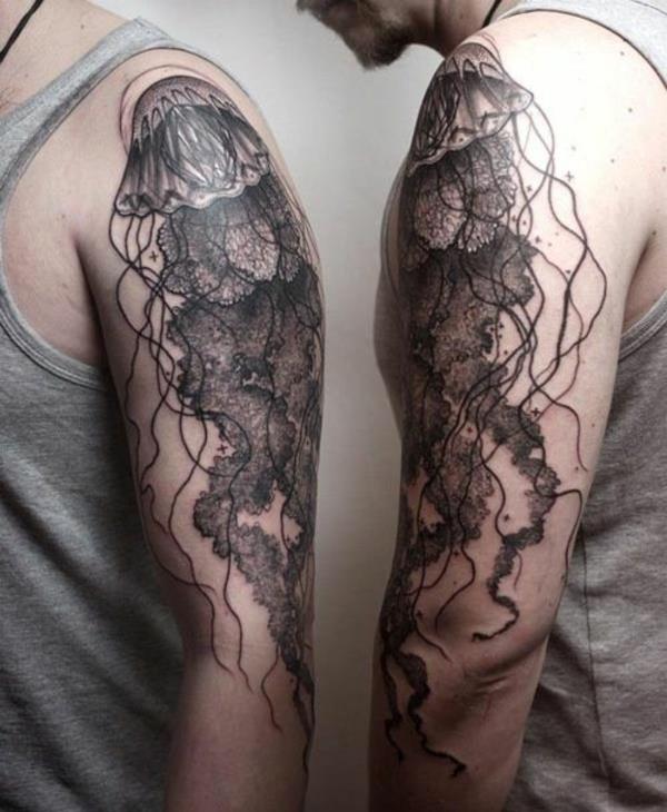 tatouages ​​​​images pour tatouage méduse du bras