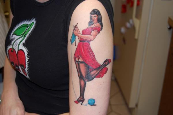 tatouages ​​photos pour tatouage bras femme tricot