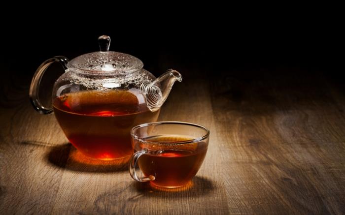 Faire du thé est du thé des boissons saines et saines