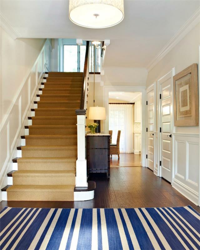 tapis pour escaliers couloir intérieur escalier tapis à bande