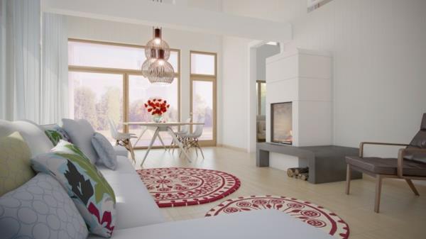 tapis-rouge-blanc-salon