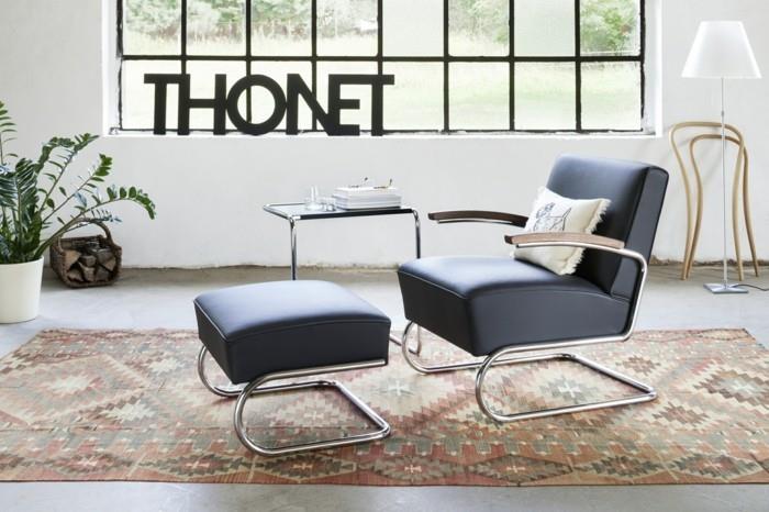 thonet krzesła fotele meble designerskie z rurek tapicerowanych