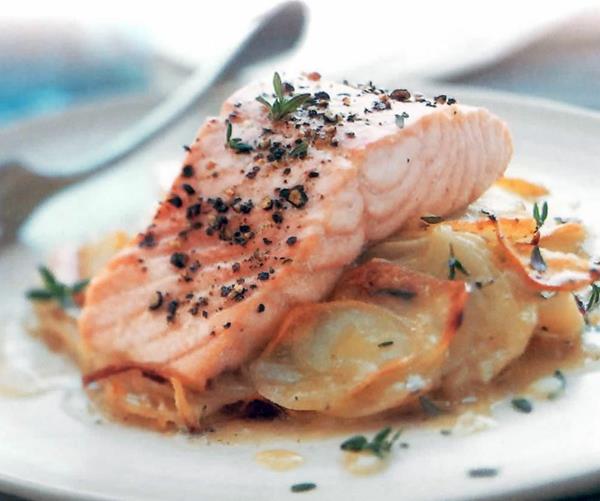 thym soins nourriture recette poisson saumon