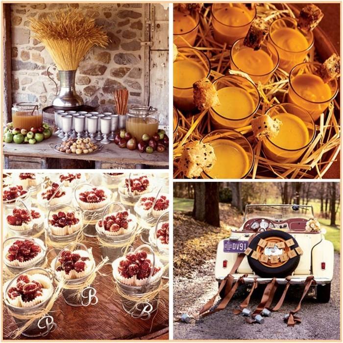 dekoracje stołu wesele ślub jesienią wesele w październikowym bufecie