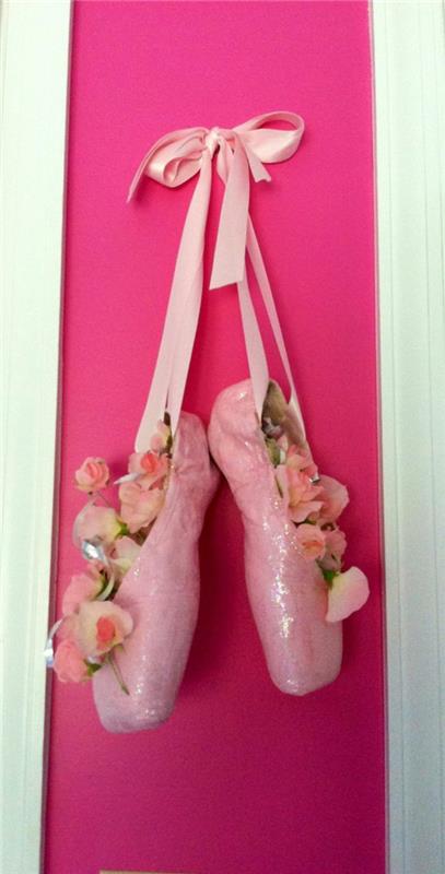 décoration de jardin parterre de fleurs bricolage créer des chaussures de ballerine