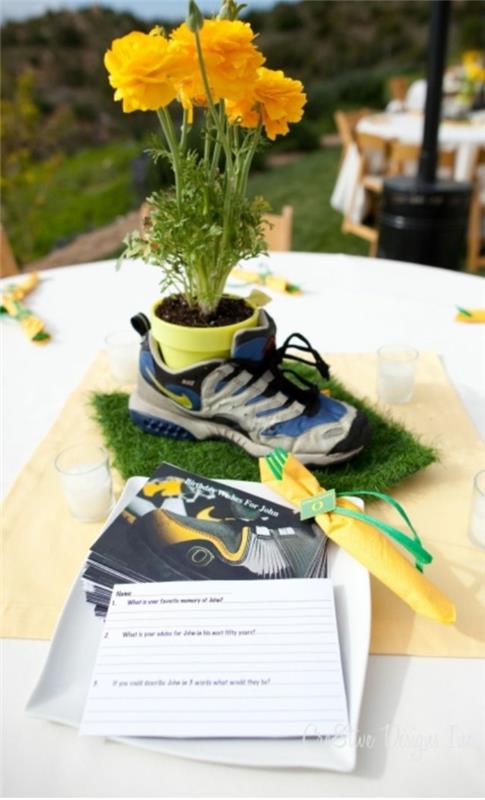 décoration de jardin parterre de fleurs bricolage créer des chaussures de sport