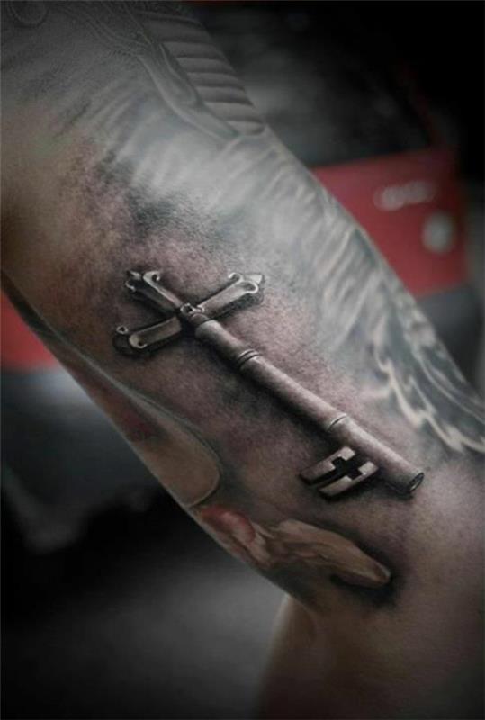 tatuaże 3d kluczowy motyw