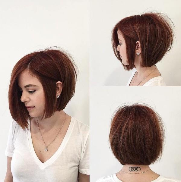grands cheveux roux - coiffures cheveux fins