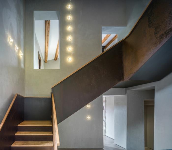 wymarzony dom budowanie minimalistyczne schody betonowe