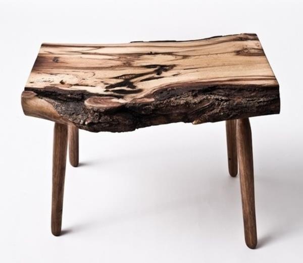 section de construction de table basse de conception de table en bois flotté