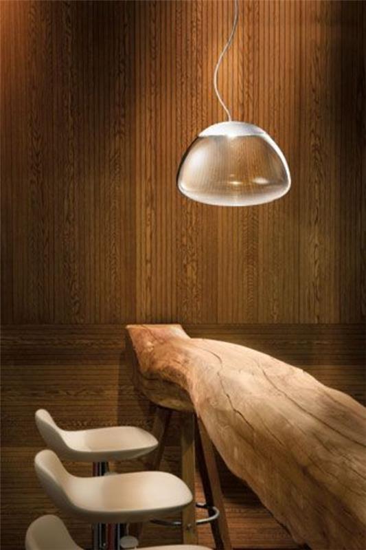 table de lampe suspendue en bois flotté table basse construire une table de bar