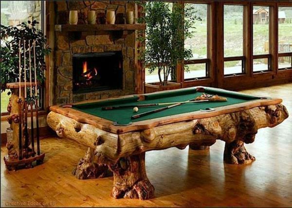 table en bois flotté table basse table de billard