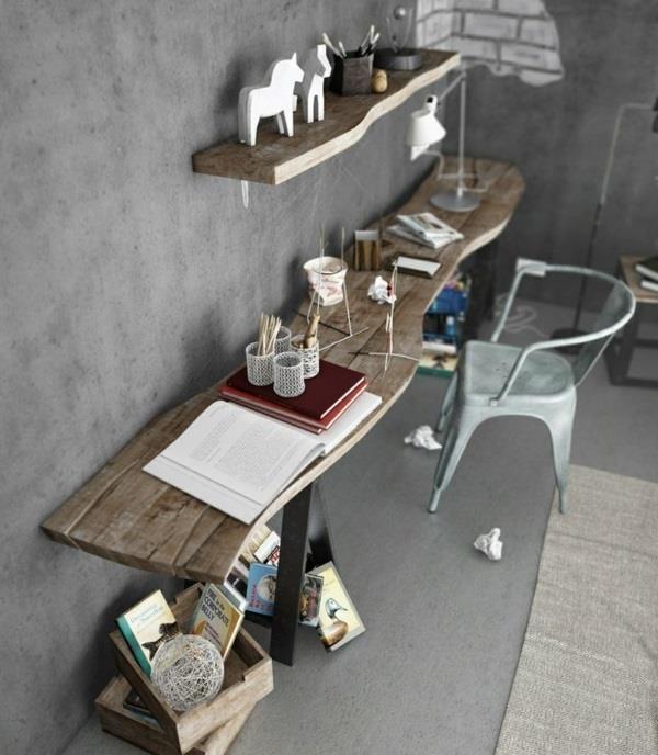 table en bois flotté table basse construire des étagères murales