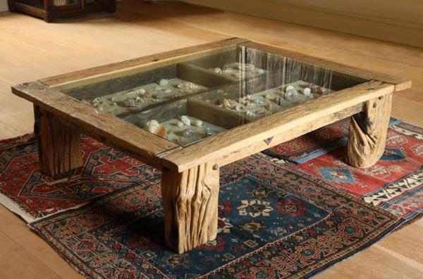 table bois flotté bois flotté déco mer trésor