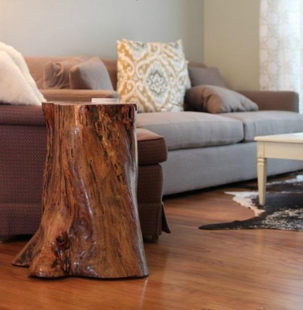 Construisez votre propre table de salon table en bois flotté laquée