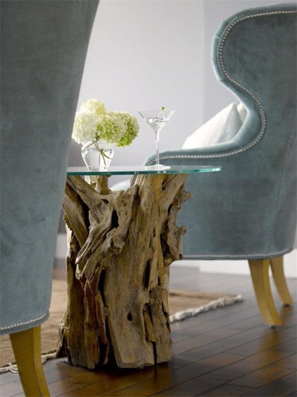 table en bois flotté table de salon construisez votre propre fauteuil