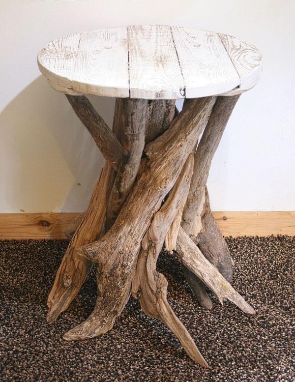 table en bois flotté table de salon construisez-vous dessus de table