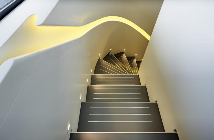 éclairage d'escalier éclairage encastré attrayant moderne beau