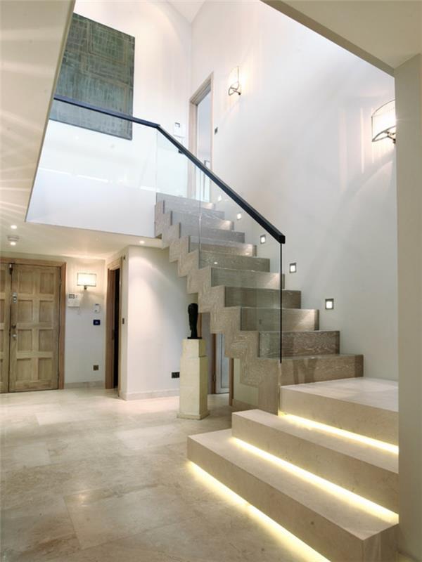 éclairage d'escalier belles idées design d'intérieur