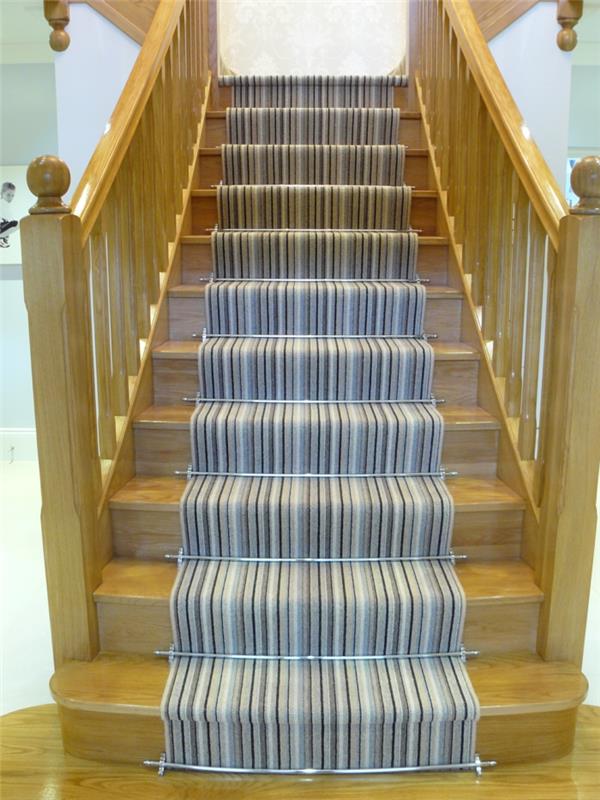 tapis d'escalier tapis de passage bande tiges métalliques étroites