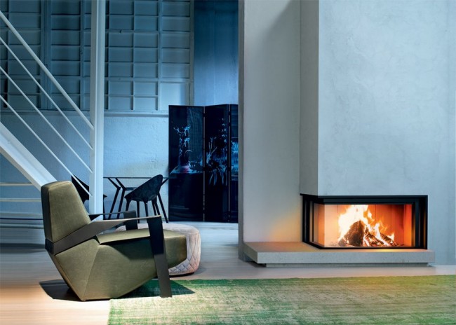 Krby se dnes staly obzvláště oblíbenými pro doplnění interiérů ultramoderních obývacích pokojů.