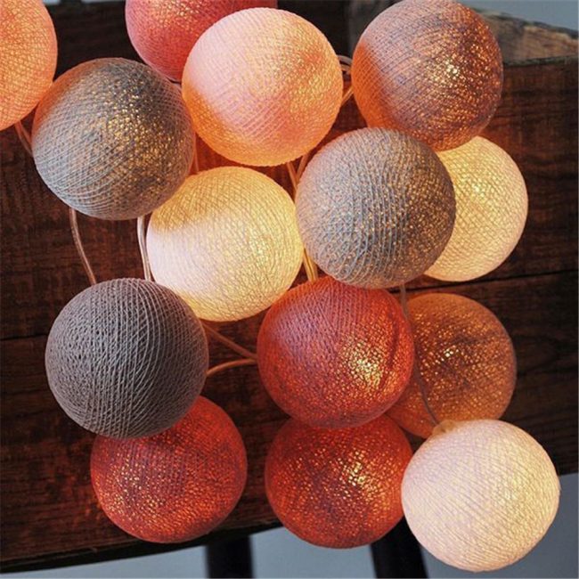 Памучни топки за декорация