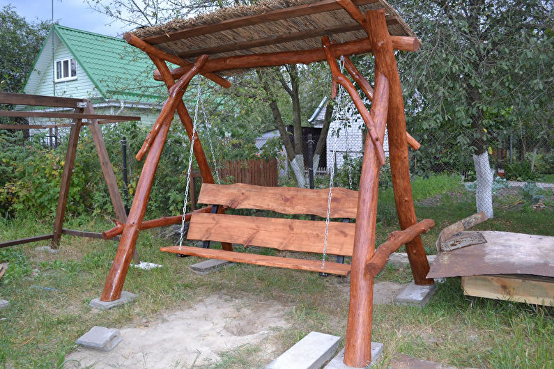 DIY Gartendekoration - Schaukel