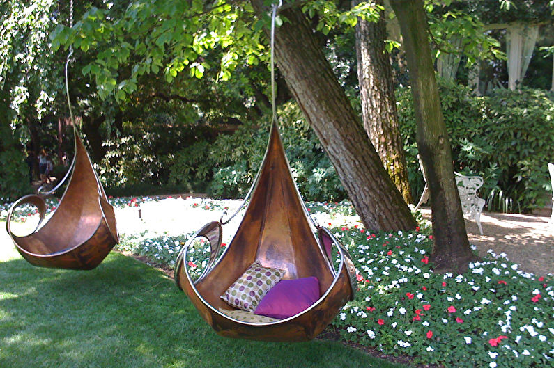 DIY Gartendekoration - Schaukel