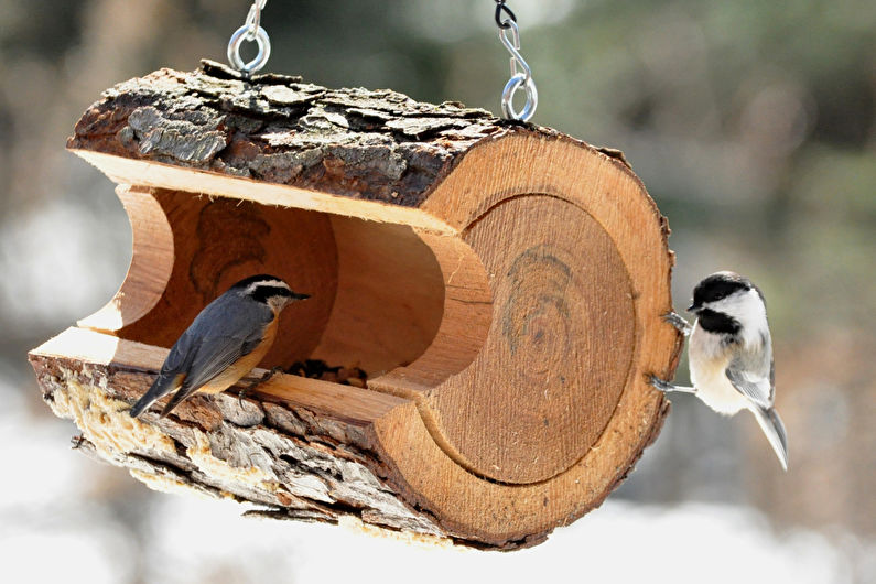 DIY Gartendekorationen - Vogelhäuschen