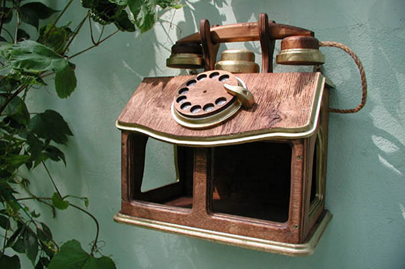 DIY Gartendekorationen - Vogelhäuschen