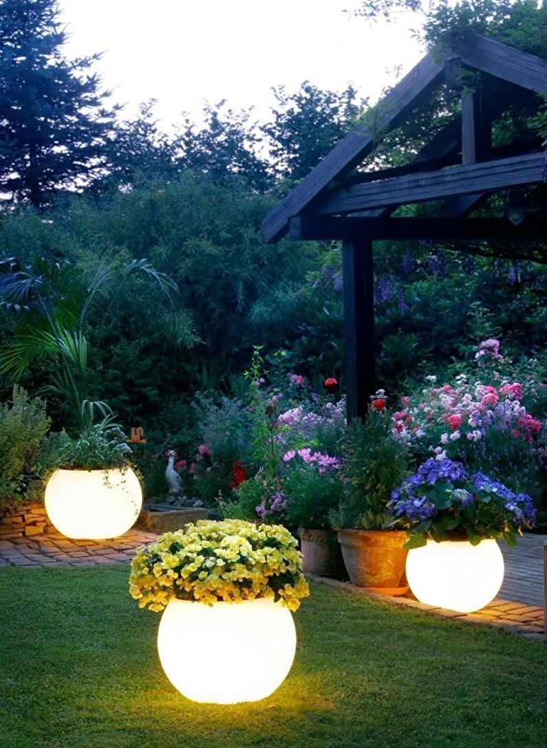 DIY Gartendekorationen - Beleuchtung