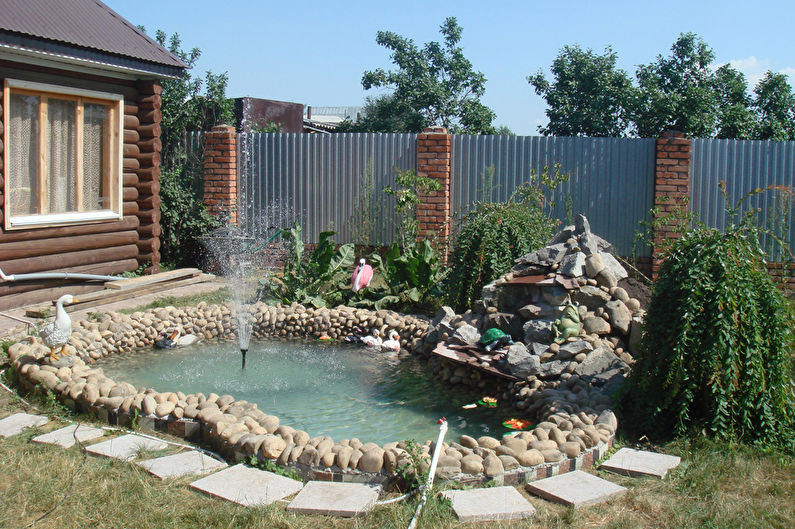 DIY Gartendekoration - Teich