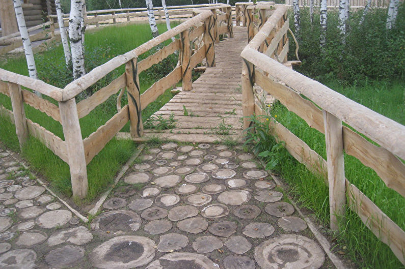 DIY Gartendekorationen - Gartenwege