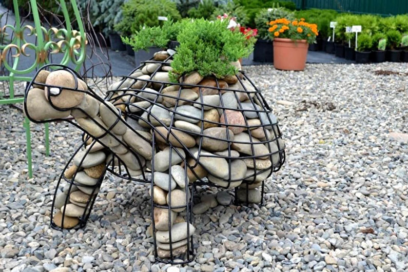 DIY Steingartendekorationen