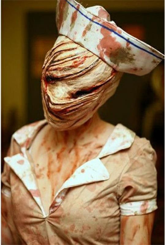 kostiumy na halloween straszna pielęgniarka horror