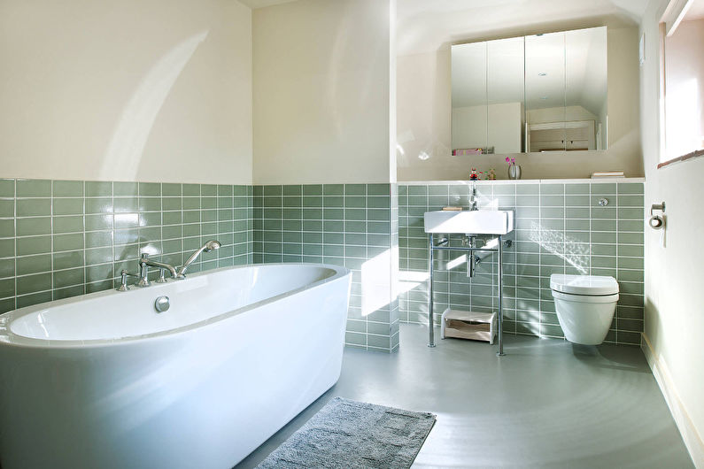 Modernes Badezimmer-Innendesign - Foto