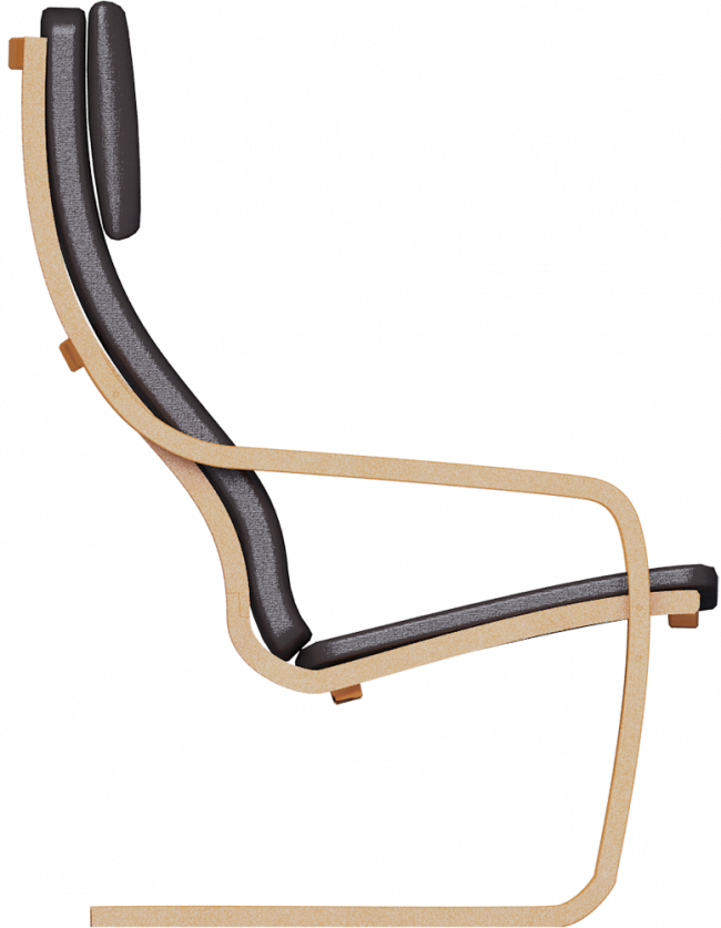 Einzigartiges Design und Ergonomie des Stuhls