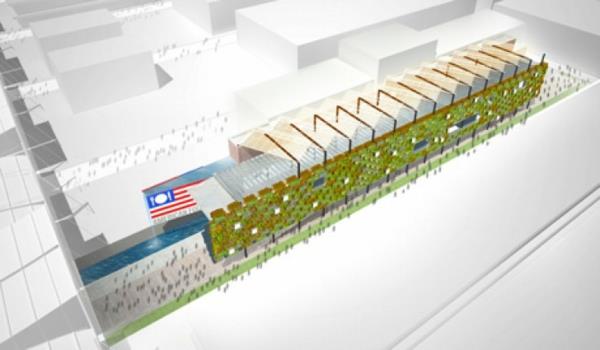 ogród wertykalny Projekt USA Pavilion Milan Expo 5