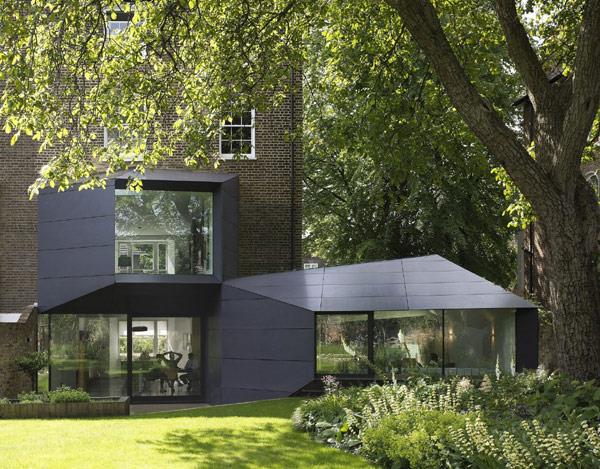 villa victorienne lens house londres jardin nouvelle construction