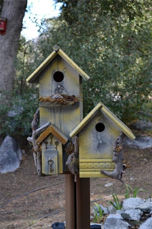 maison d'oiseau construire du bois écologique bricolage