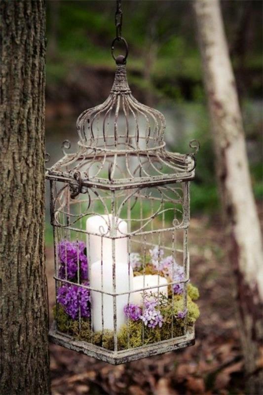 Dekoracja klatki dla ptaków pomysły na dekoracje ślubne z kwiatami i świecą